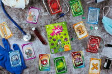 Ikonka Art.KX4758 MUDUKO kortų žaidimas Virus Party Game 8+