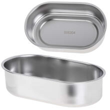 Ikonka Art.KX4124 Adler AD 4505 green Food container heated lunch box set container separator spoon 0.8L 55W