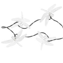 Ikonka Art.KX4968 Saulės Dragonfly sodo žibintai 6,5 m 30LED šiltai balta