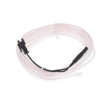 Ikonka Art.KX4956_2 LED aplinkos apšvietimas automobiliui / automobilio USB / 12 V juosta 3 m balta