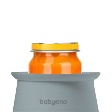 BabyOno  Honey Electric Bottle Heater Art.968/02 Grey Elektriskais ēdienu sildītājs ar sterilizācijas funkciju (2in1)