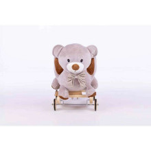 Toma Rocking  Chair Art.WJ-658R Bear Mīksts šūpuļzirdziņš ar muguriņas atbalstu (Šupuļzirgs)