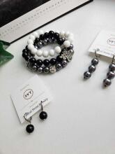 La bebe™ Jewelry Handmade Natural Stone Bracelet 3psc.