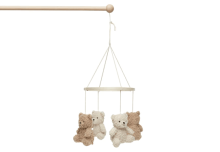 Jollein  Baby Mobile Teddy Bear Art.116-001-67015 Naturel Biscuit Музыкальная карусель на кроватку