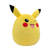 SQUISHMALLOWS Pokemon pliušinis žaislas Winking Pikachu, 35 cm