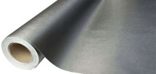 Ikonka Art.KX10161 Foil roll metallic brushed graphite 1,52x30m