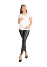 LuuTe Pryzsla Mama Art.158392 Black Maternity faux leather leggings