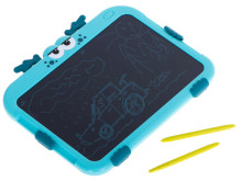 Ikonka Art.KX5984_1 Grafiskā planšetdatora zīmēšanas tāfele briedis 10' zila + spalvas pildspalva