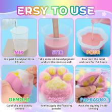 Squishy DIY Kit Art.158477 kamuoliukų gaminimo rinkinio papildymas