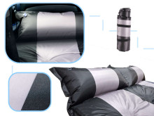 Ikonka Art.KX5300 Inflatable mattress car bed 180x120cm black