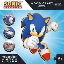 TREFL SONIC Wooden puzzle Sonic 50 pcs