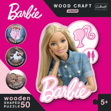 TREFL BARBIE Medinė dėlionė „Barbie“, 50 det.