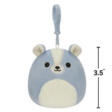 SQUISHMALLOWS Prisegamas pliušinis žaislas, 8 cm, W18
