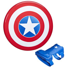 AVENGERS Rotaļlieta lomu spēlēm Captain America magnētiskais vairogs un bruņu cimds