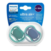 Philips Avent Ultra Air  Art.SCF085/31 silikoniniai čiulptukai 6-18 mėn (2 vnt.)