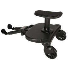 Ikonka Art.KX3967 Pushchair extension with baby seat black