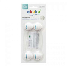 Akuku Art.A0650 Universal kids drawer safety lock 16cm Многофукциональный блокатор - длинный (2 шт.)