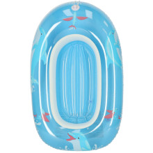 Ikonka Art.KX6097_2 BESTWAY 34037 inflatable swimming mattress children's pontoon boat mattress blue