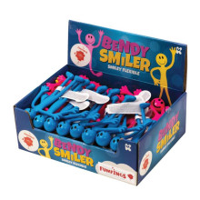 Keycraft Bendy Smiler Man Art.NV152 Silikona rotaļlieta antistress