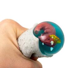 Keycraft Squeezy Dino Eggs Art.NV379 minkštas antistresinis kamuolys su laikikliu
