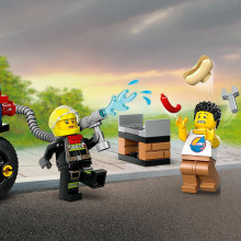 60410 LEGO® City Ugunsdzēsēju Glābšanas Motocikls
