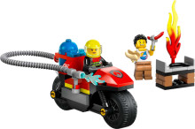 60410 LEGO® City Ugunsdzēsēju Glābšanas Motocikls