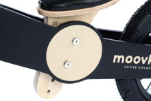 Moovkee Balance Bike Alex Air Art.159827 Black Rožinis vaikiškas motoroleris su mediniu rėmu