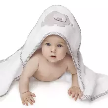 Bocialand Bath Towel Cover Ears Art.BOC0121   Махровое полотенце с капюшоном 80x80см.