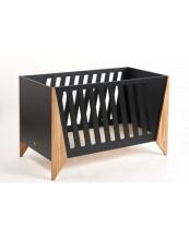 Nordi Kidson Baby Bed Oak Art.NF02001-2 Black