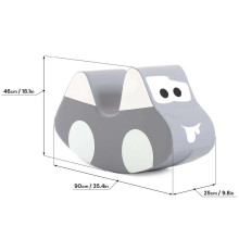 Iglu Soft Play Rocking Toy Car Art.R_CAR_1 Grey