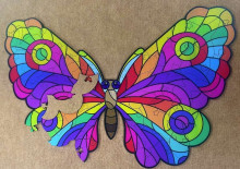 Kids Do Wooden puzzle  Art.AP3115 Butterfly