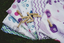 Little Frog Bamboo Swaddle Art.160391 Lovely Dots