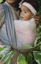 Little Frog  Wrap Sling  Art.160835 Linen Flower Boom Многофункциональный слинг - платок  (для детей до 36 месяцев)  размер 4 (3.6м)