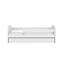 Bed babydreams white princess on horse without drawer without mattress 140/70