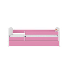 Bed babydreams pink frozen land with drawer with non-flammable mattress 160/80