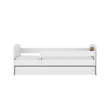 Bed babydreams white truck with drawer with non-flammable mattress 180/80