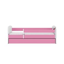 Bed babydreams pink formula with drawer with non-flammable mattress 140/70