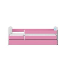 Bed babydreams pink blue teddybear with drawer with non-flammable mattress 160/80
