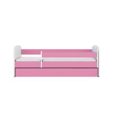 Bed babydreams pink baby elephant with drawer with non-flammable mattress 180/80