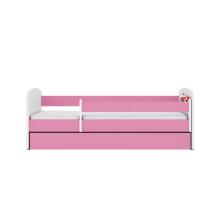 Bed babydreams pink fire brigade with drawer with non-flammable mattress 160/80