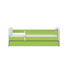 Babydreams green panda bed with drawer without mattress 160/80