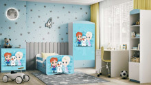 Bed babydreams blue frozen land without drawer without mattress 140/70