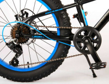 Bērnu velosipēds Volare Gradient Black/Blue/Aqua – 6 speed – Prime Collection (Rata izmērs: 20)