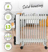 Eļļu radiators Adler AD 7818 2500 W