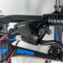 Vīriešu kalnu velosipēds  Esperia Draco Aluminim 7300 TY30 21V Blue/Black/Red (Rata izmērs: 27.5 Rāmja izmērs: M)
