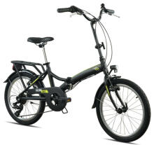 Saliekamais velosipēds Esperia Torino 22750D 6VTX35 Black (Rata izmērs: 20”)