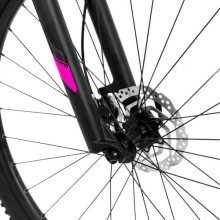 Горный велосипед Rock Machine 29 Catherine 10-29 голубой/розовый (Размер колеса: 29 размер рамы: L)