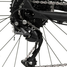 Vīriešu kalnu velosipēds Rock Machine Manhattan 90-29 melns/pelēks (Rata izmērs: 29 Rāmja izmērs: M)