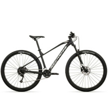 Vīriešu kalnu velosipēds Rock Machine Manhattan 90-29 melns/pelēks (Rata izmērs: 29 Rāmja izmērs: M)