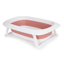 Bērnu vanna rozā saliekamā vanna ar noteku - Fudge